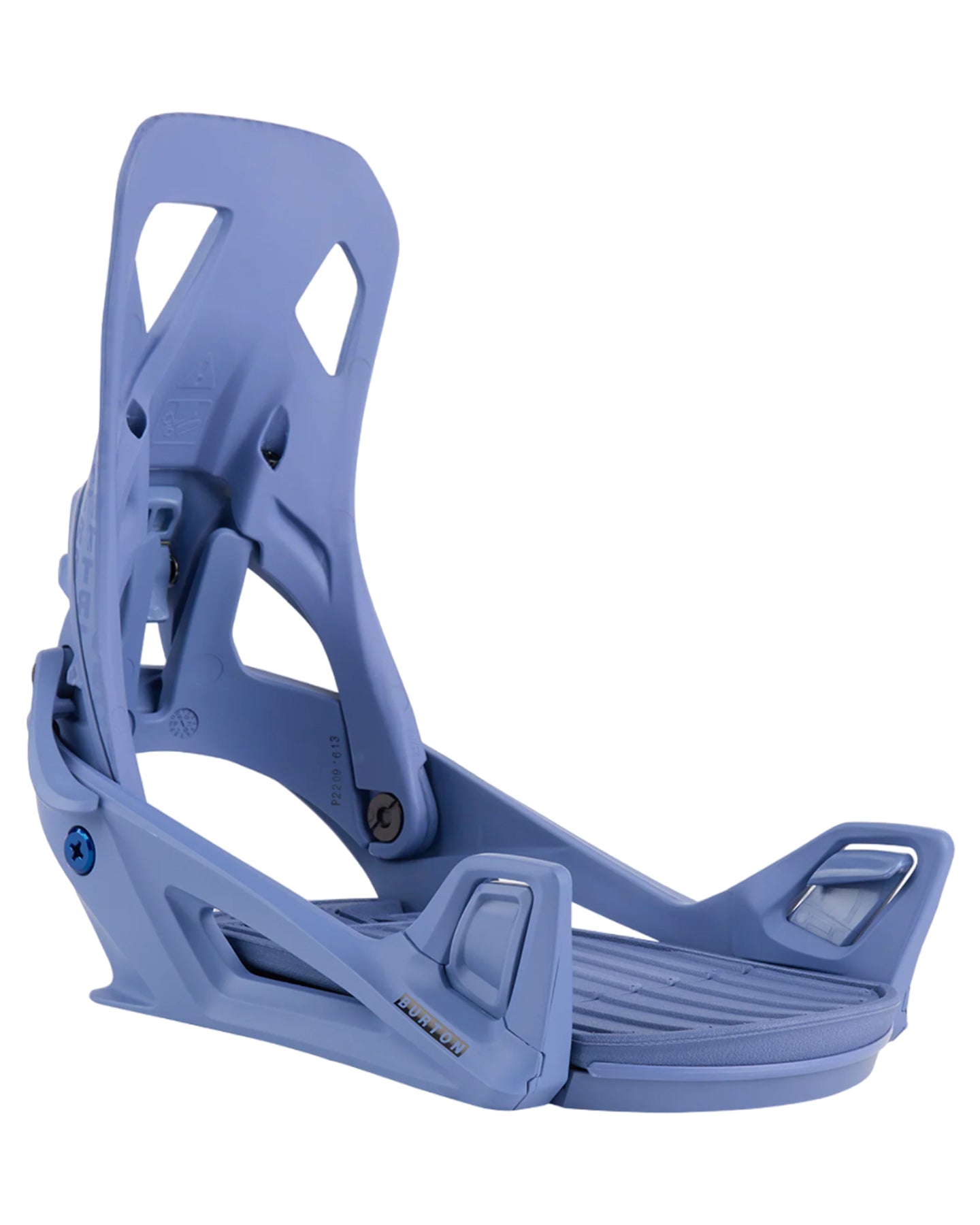 Burton Men's Step On® Re:Flex Snowboard Bindings - Slate Blue / Logo - 2024