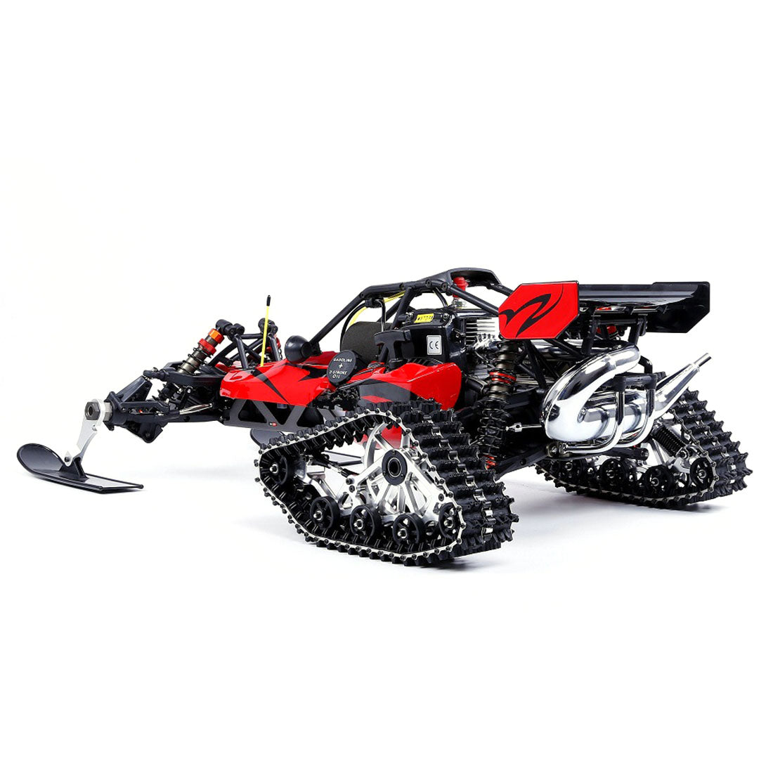 Rovan BAHA305AS Snow 1/5 2WD 2.4G RWD Gasoline Off-road Vehicle RC Model Car with 30.5cc Engine - RTR Version