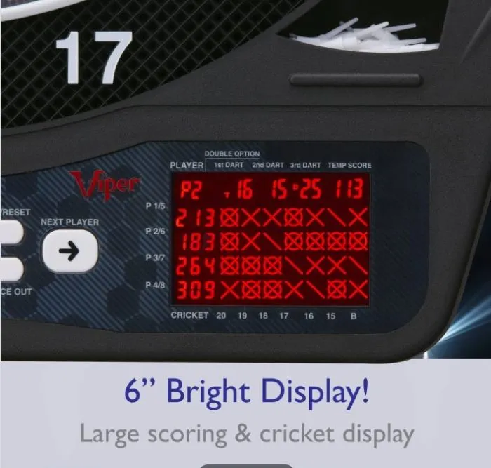 Viper Ion Illuminated Electronic Dartboard