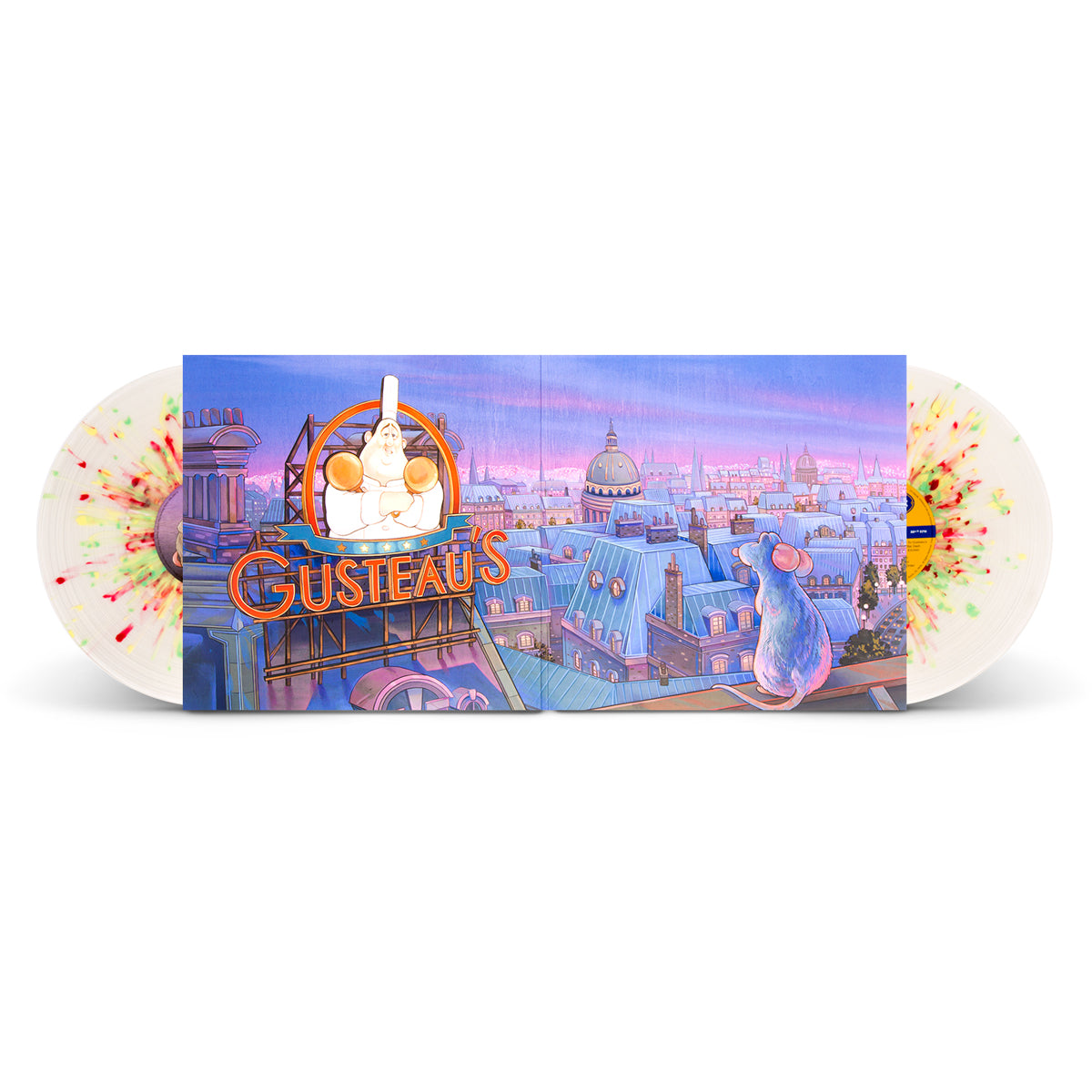 Ratatouille Original Motion Picture Soundtrack Limited Edition Red, Yellow, and Green Splatter Colored Vinyl