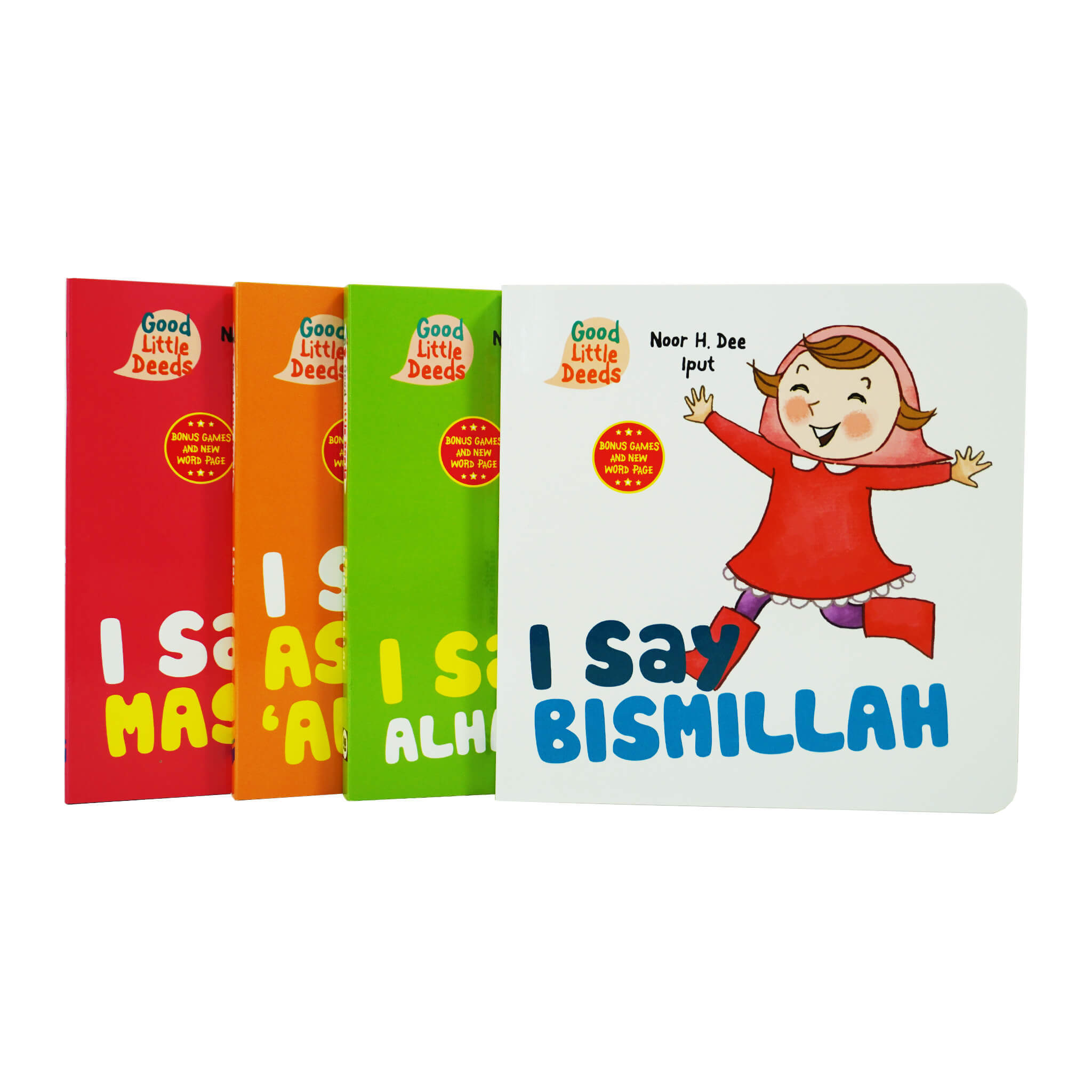 Children Islamic I Say Series 4 Books Collection Set By Noor H. Dee - Ages 1+ - Board Book