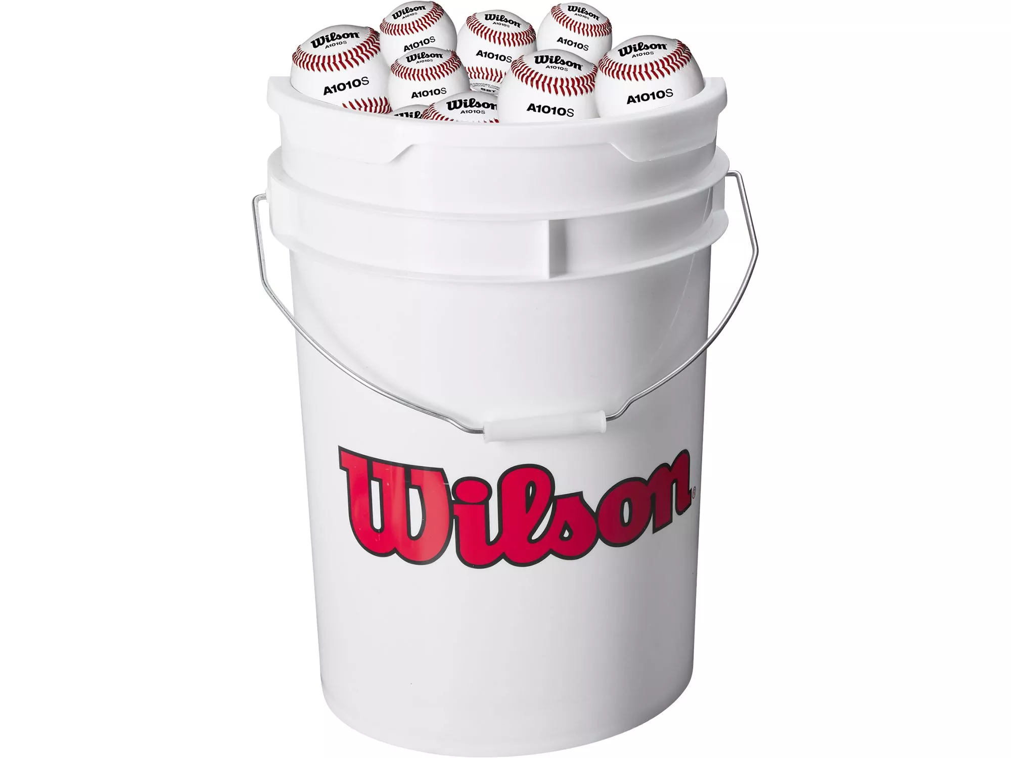 🔥Wilson Bucket Of 24 Leather Blem Baseballs
