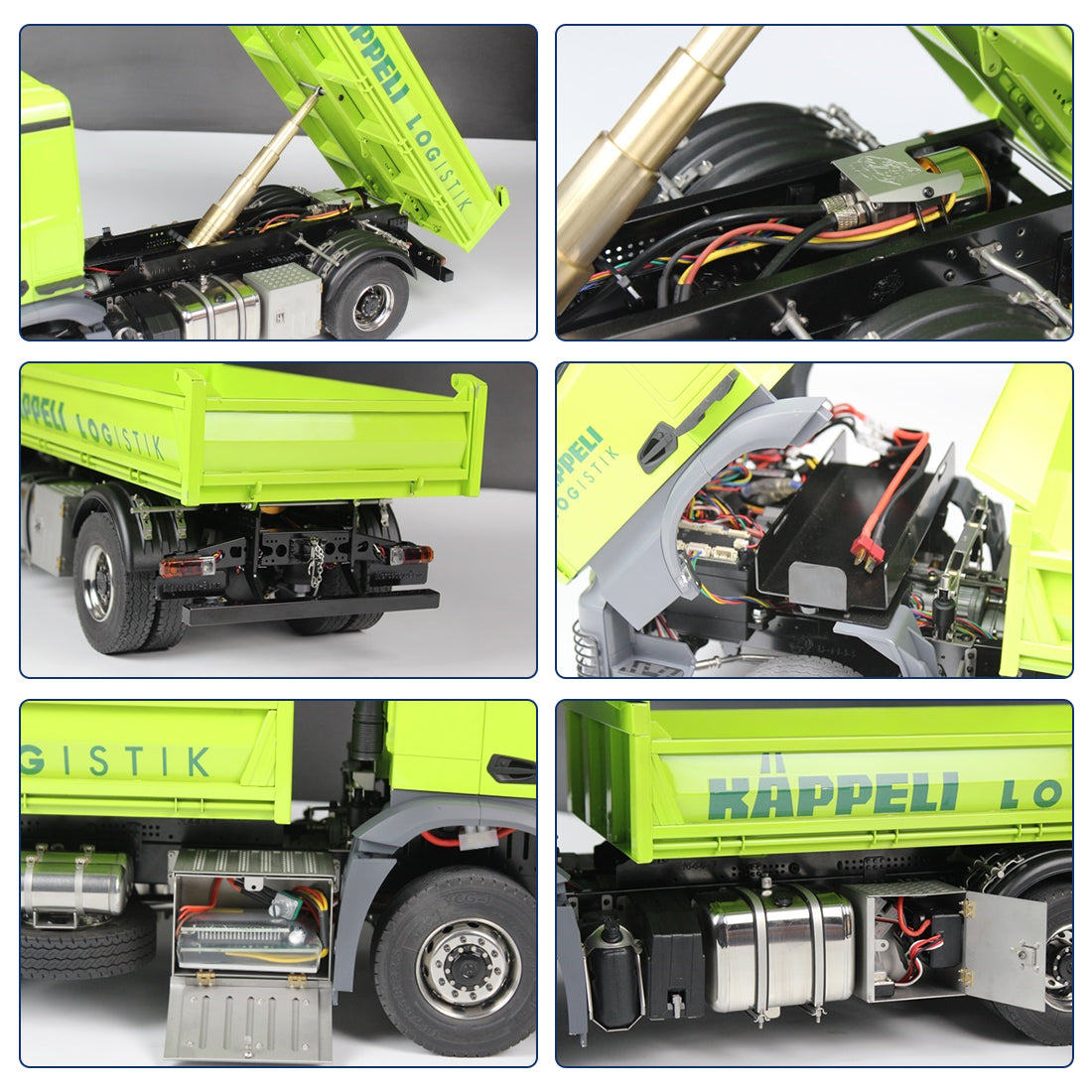 LXY RC 1/14 4×4 RC Dump Truck Cargo Truck Construction Machinery Vehicle Car Model