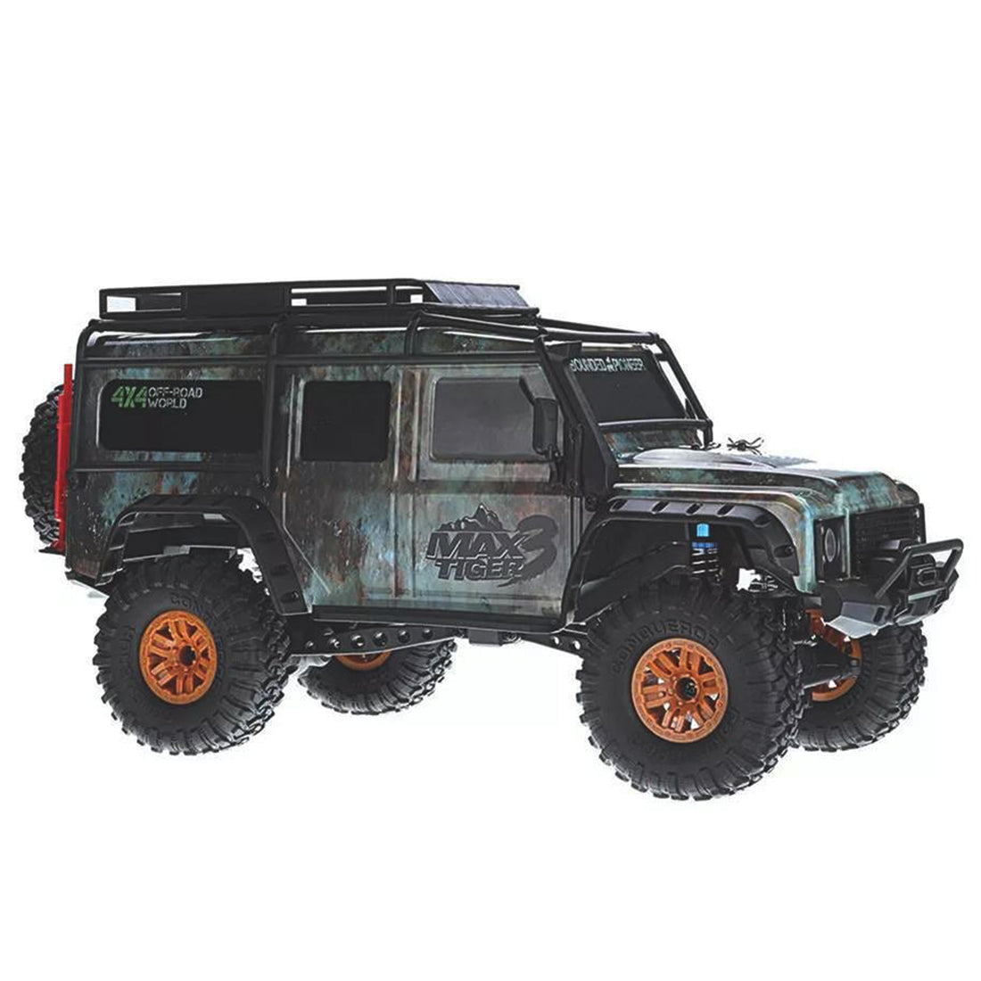 HB 1:10 15KM/H 2.4G 4WD RC Car Remote Control Climber Vehicle Truck Model Toy with LED - RTR Version