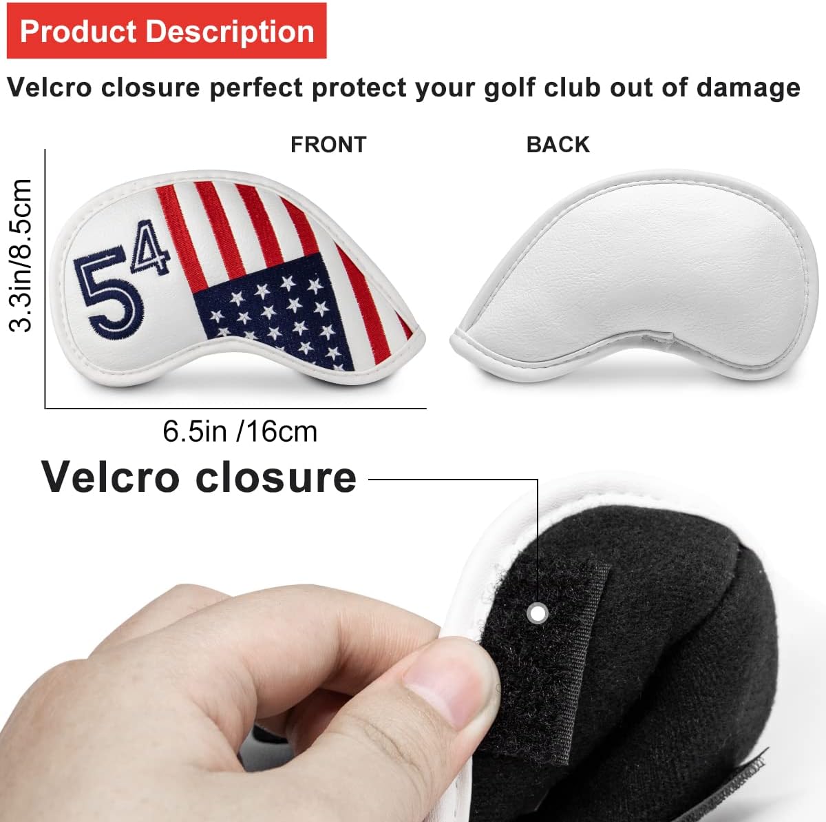 Golf Iron Head Covers Set Iron Headcover