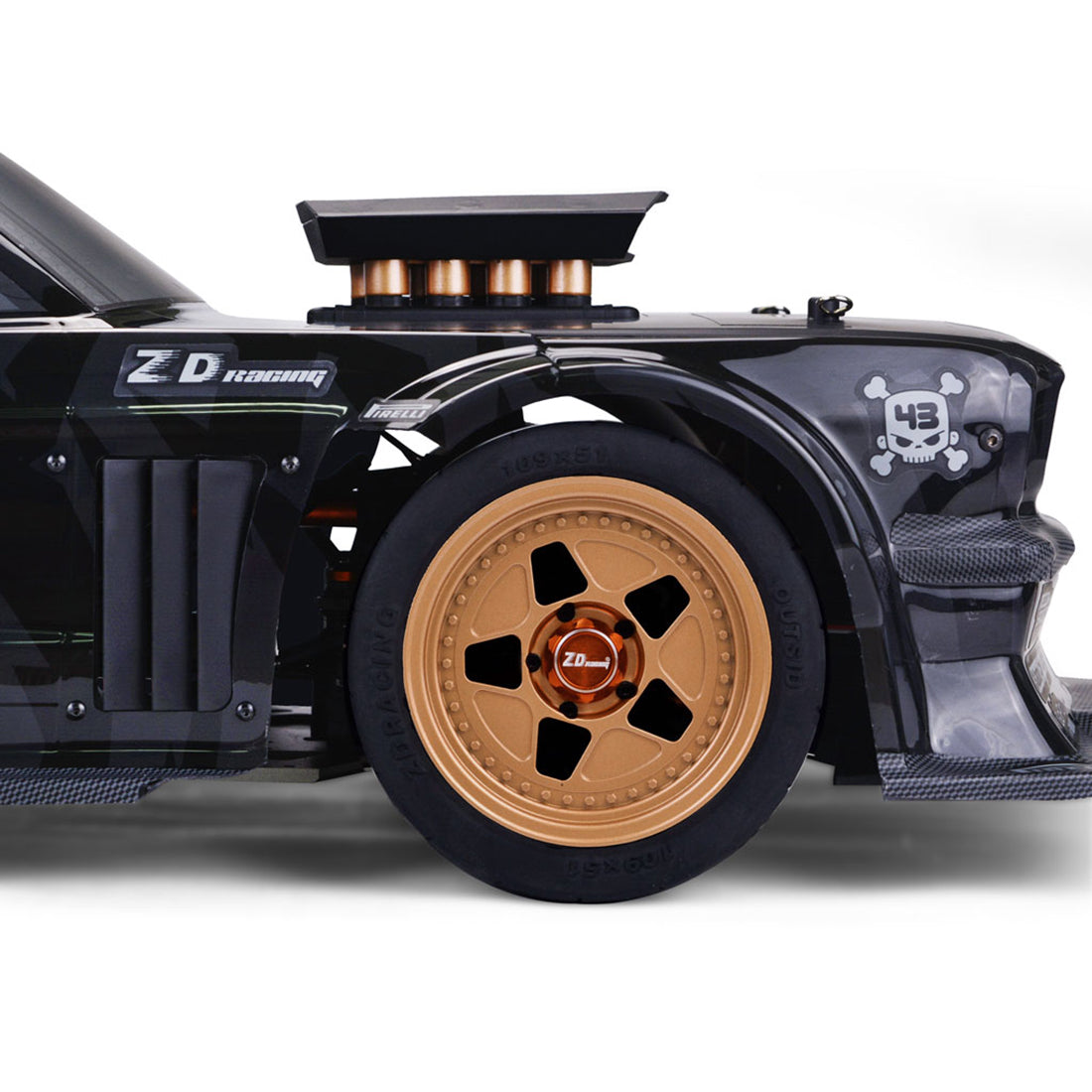 ZD Racing EX-07 1/7 4WD 130km/h Electric Simulation Supercar Drift Car Toy- KIT Version