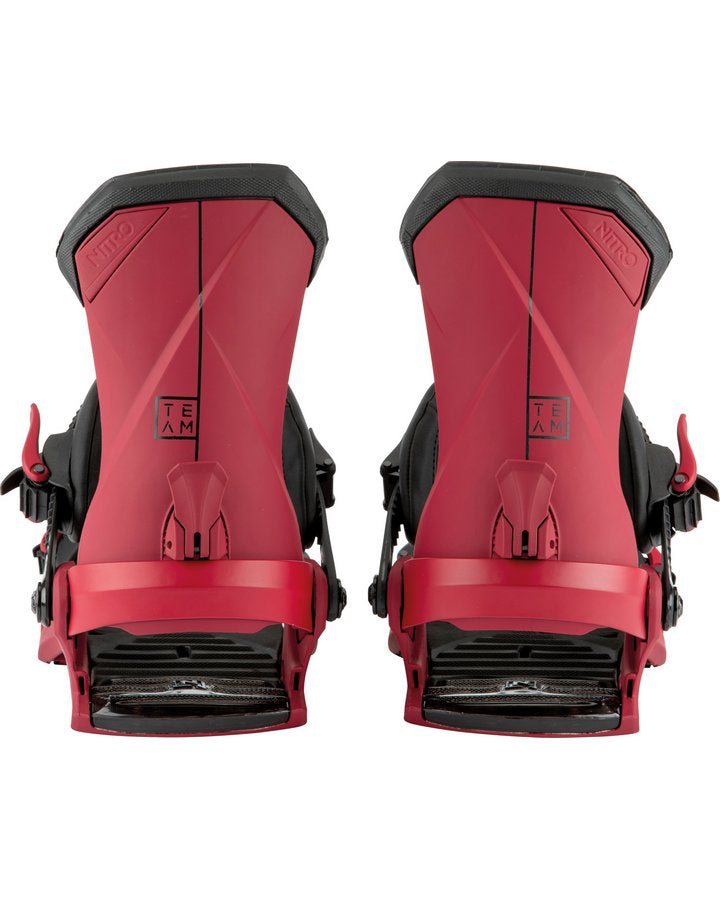Nitro Team Snowboard Bindings - Red - 2022