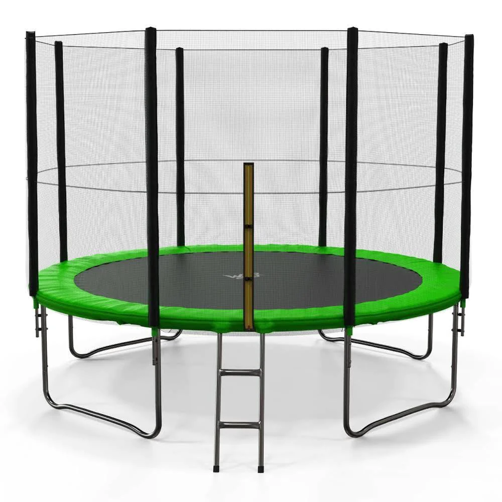 BounceXtreme Garden Trampoline with Ladder and Rain Cover