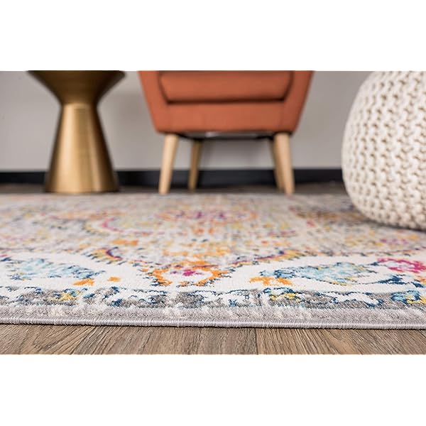 Rugshop Vintage Distressed Bohemian Area 5' x 7' Multi 5' x 7' Multi Color