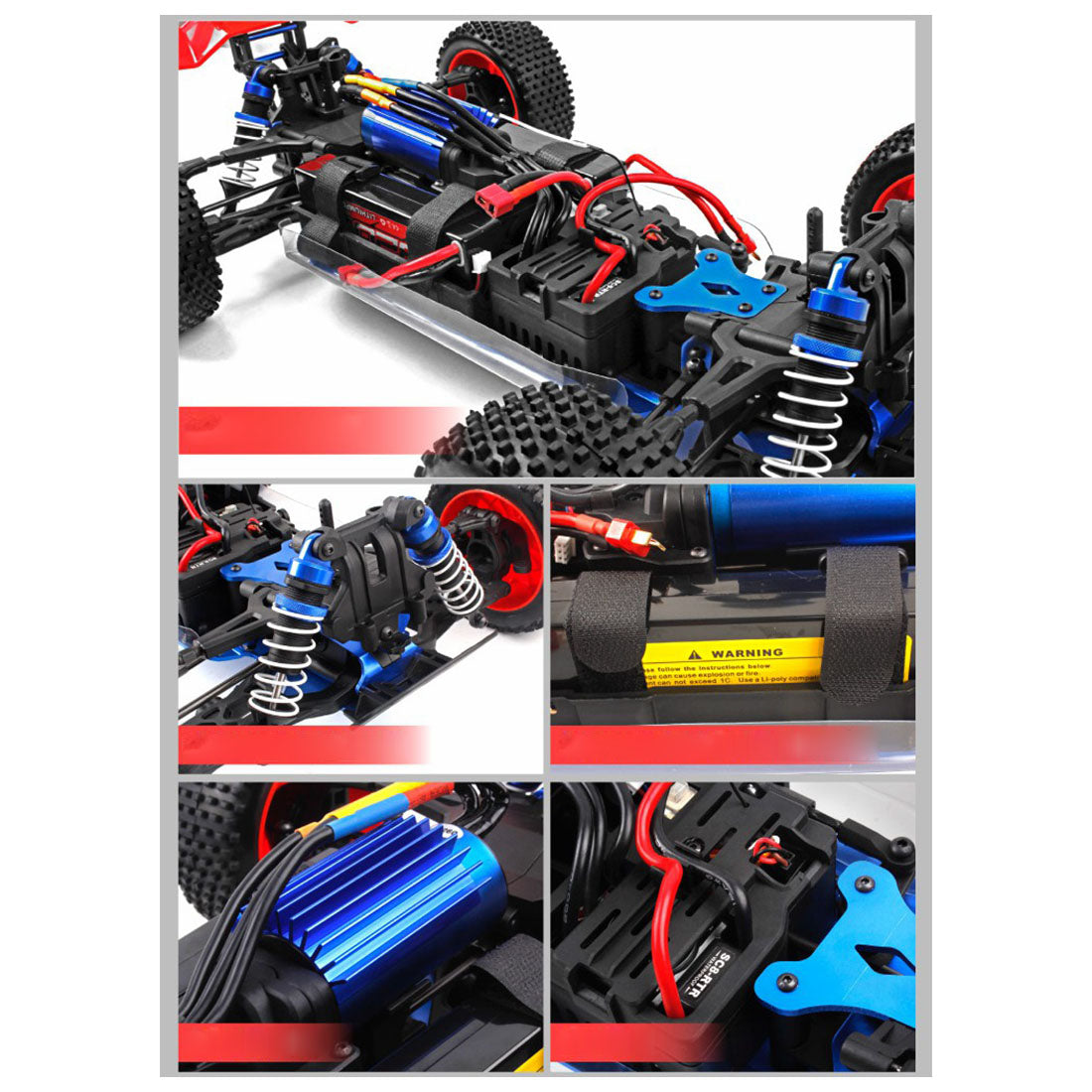 BSD BS819T 1:8 4WD RC Car Off-road Vehicle Professional Competitive  Electric RC Model Toy