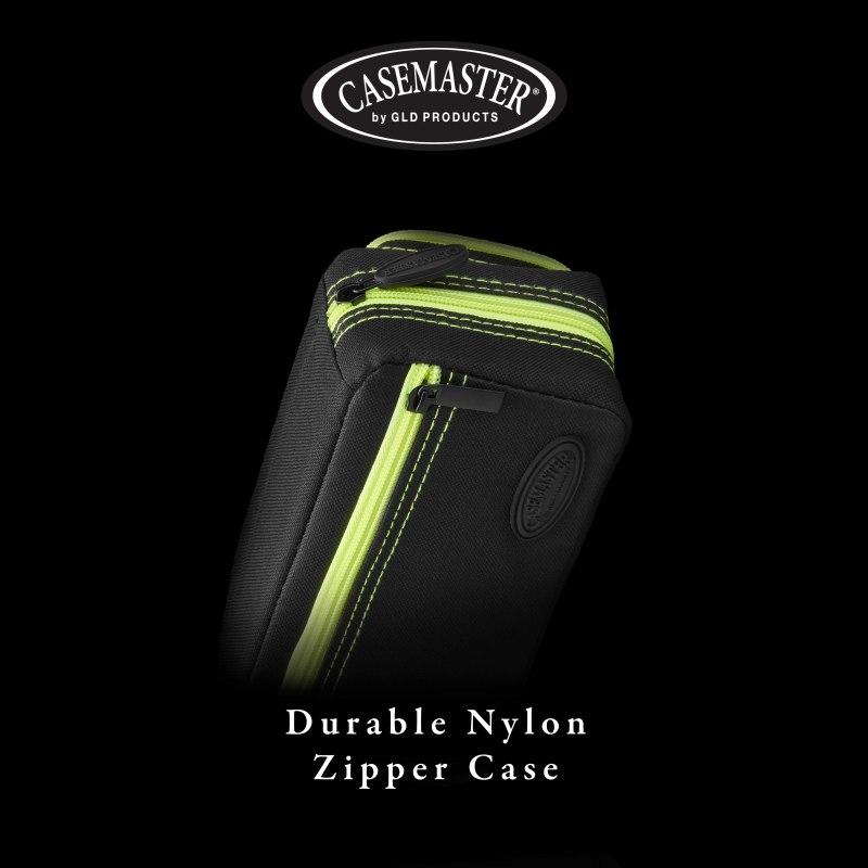 Casemaster Plazma Pro Dart Case Black with Yellow Trim and Phone Pocket