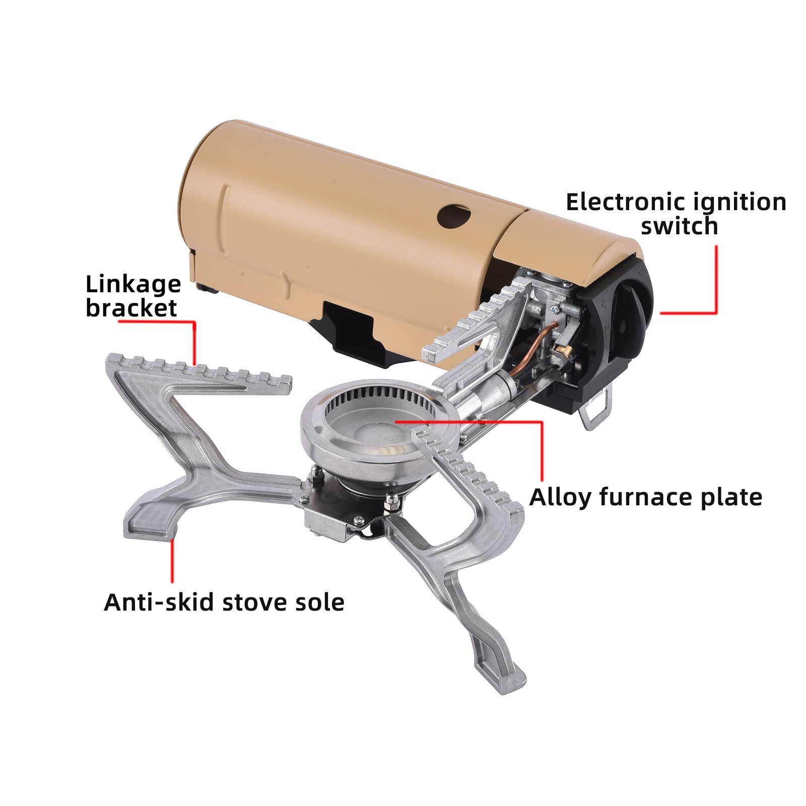 🔥BRS Foldable Portable Butane Stove 2600W Camping Stove 💥Buy one get one free🥰