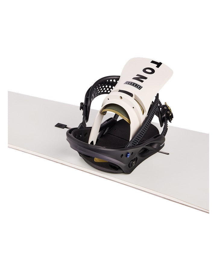 Burton Womens Lexa X Re:Flex Snowboard Bindings - Black/Stout White/Logo - 2023