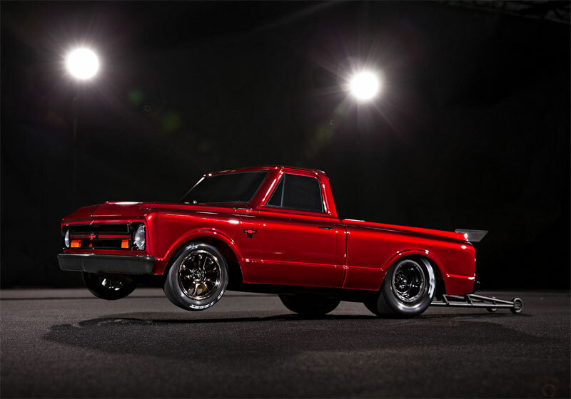 Traxxas Drag Slash 1/10 2WD Brushless 1967 Chevy C10 Drag Racing Truck