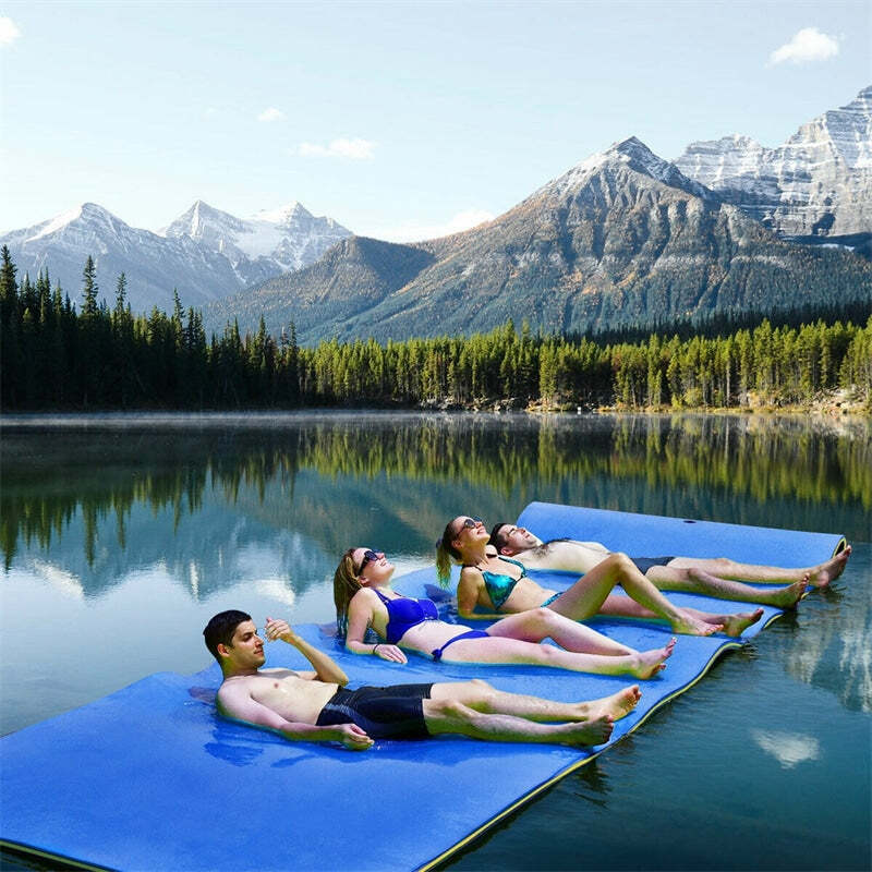 12' x 6' 3 Layer Tear-Resistant XPE Foam Floating Water Pad
