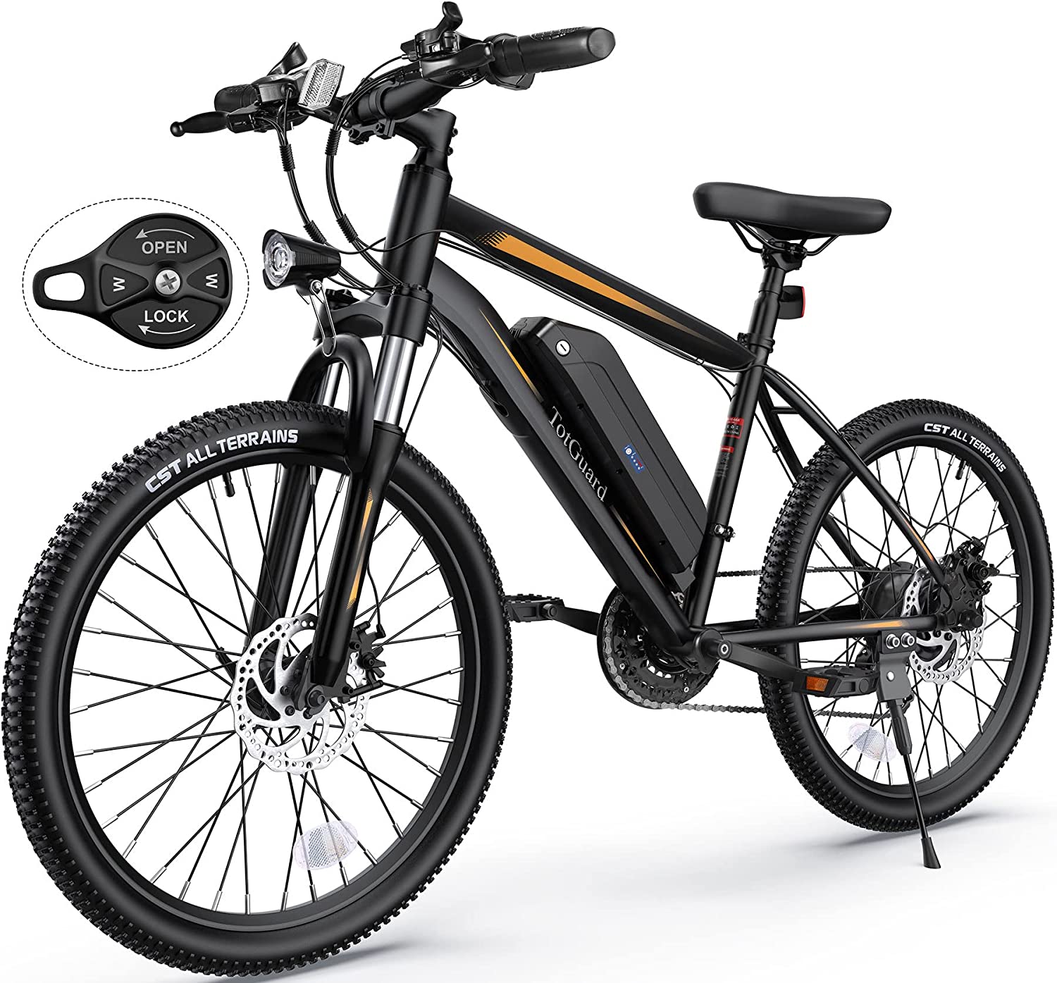 TotGuard Electric Bike, Electric Bike for Adults, 26