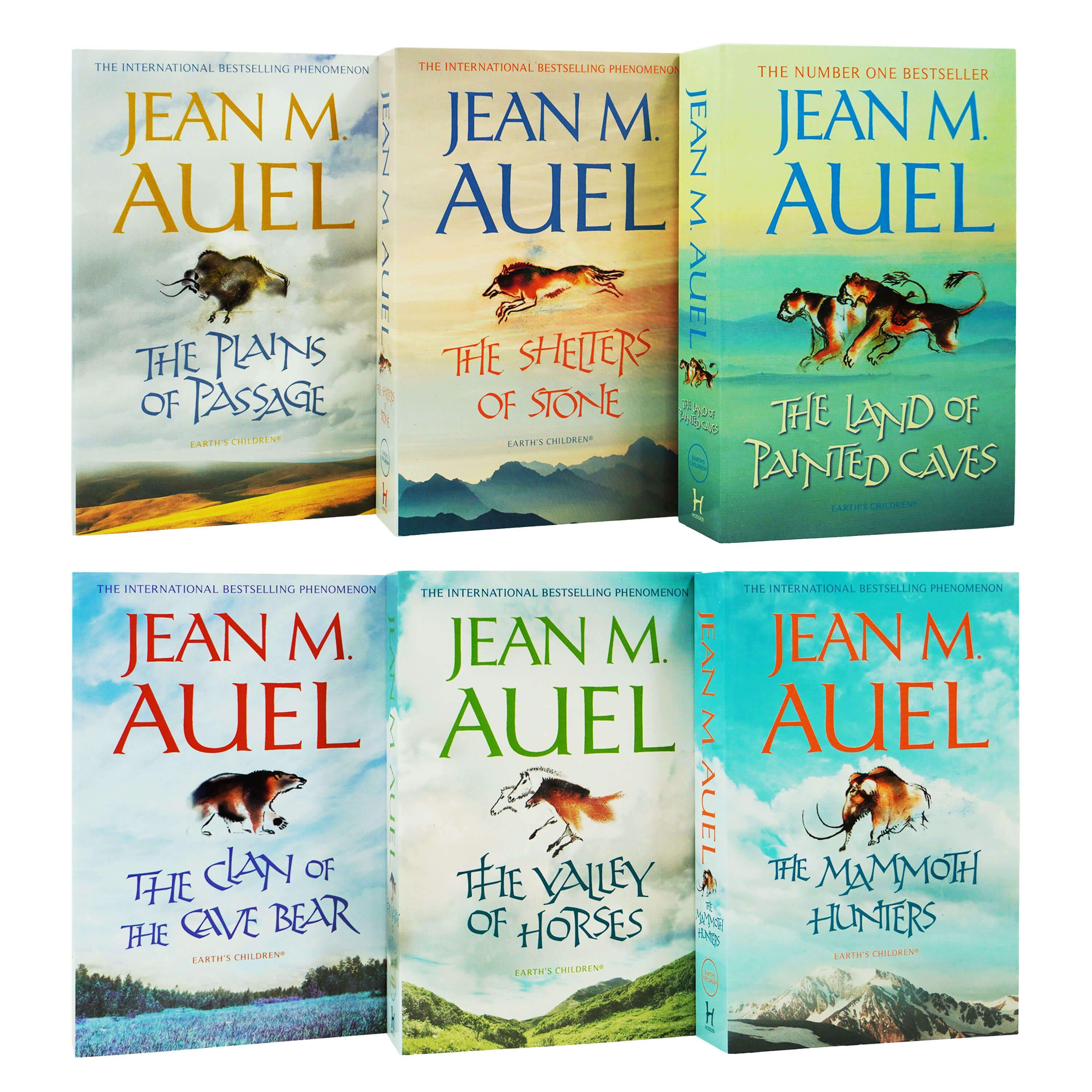 Earth's Children Series by Jean M Auel 6 Books Collection Set - Fiction - Paperback