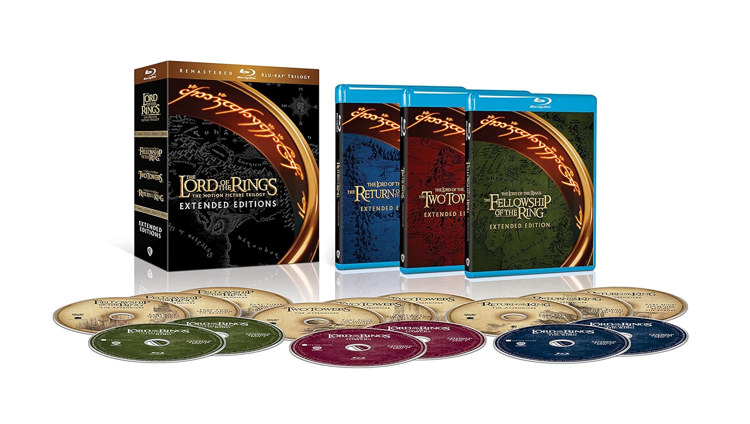Lord of the Rings Motion Picture Trilogy, The (Extended Edition)(BD Remaster)