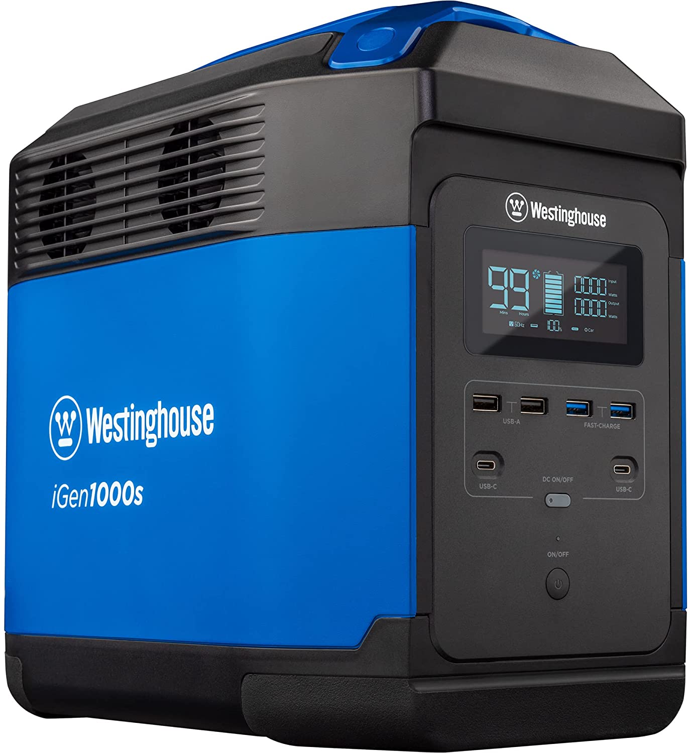 Westinghouse 155Wh 150 Peak Watt Portable Power Station and Solar Generator, Pure Sine Wave AC Outlet, Backup Lithium Battery for Camping, Home, Travel, Indoor/Outdoor Use (Solar Panel Not Included)