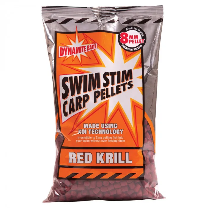 Dynamite Baits Swim Stim Red Krill Carp Pellets