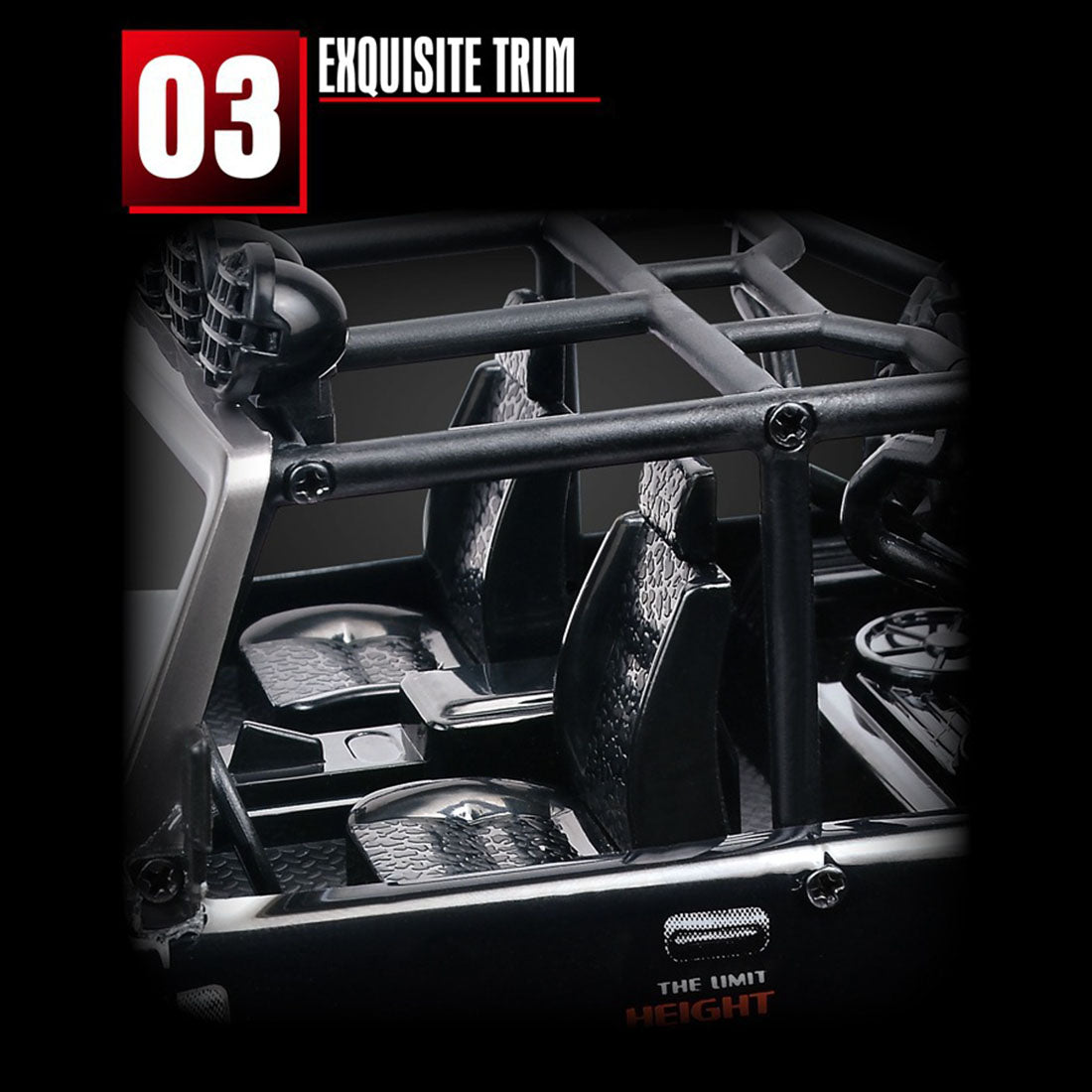 SUBOTECH BG1511 1:22 2.4G Electric RC Car 4 x 4 45KM/H High Speed Desert Off-road Vehicle - RTR