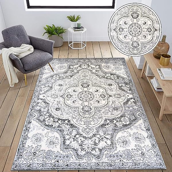 Rugshop Vintage Distressed Bohemian Area 5' x 7' Multi 5' x 7' Multi Color