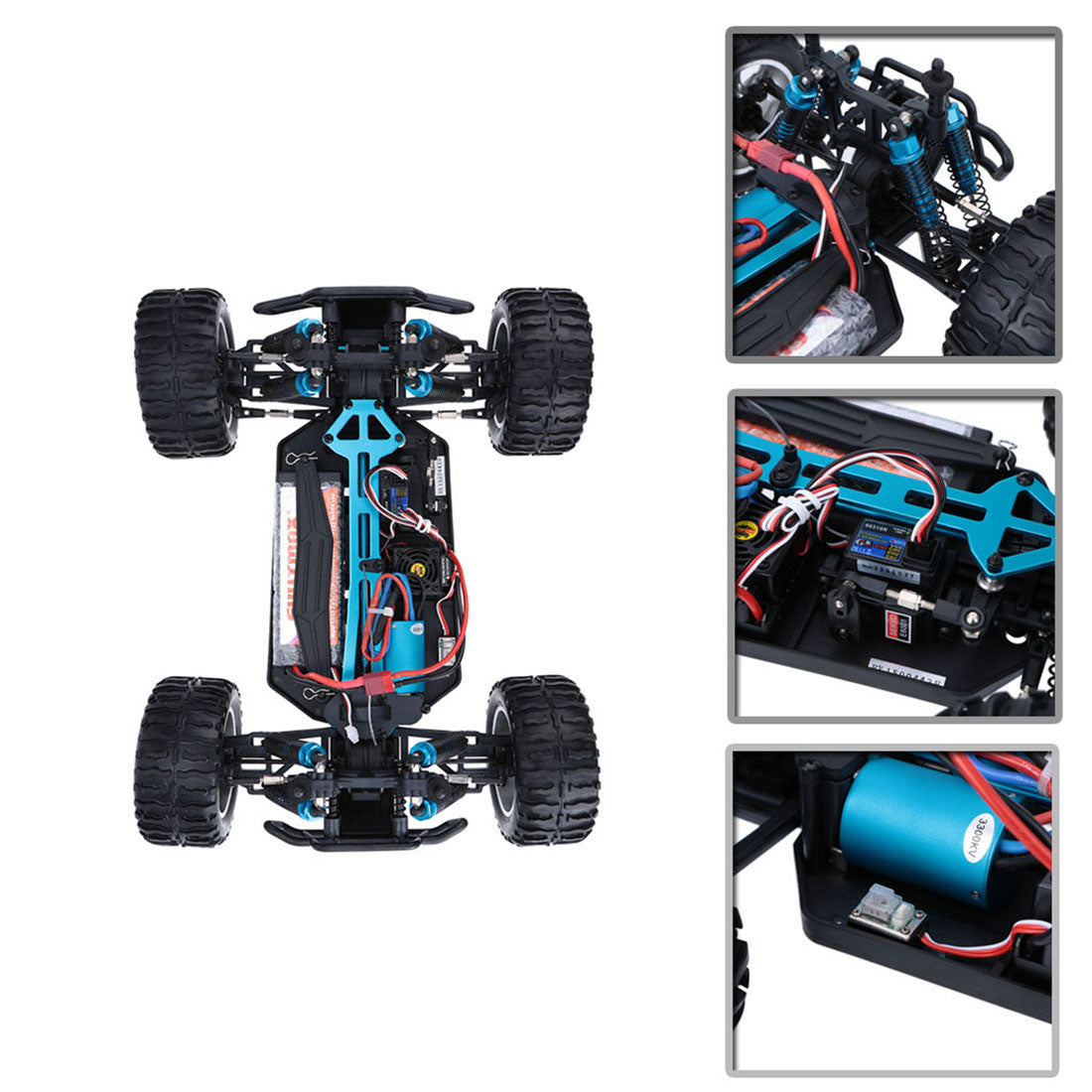 HSP 94111PRO 1/10 RC Car 2.4G 4WD Electric Brushless Monster Truck High Speed Vehicle Remote Control Car - RTR Version
