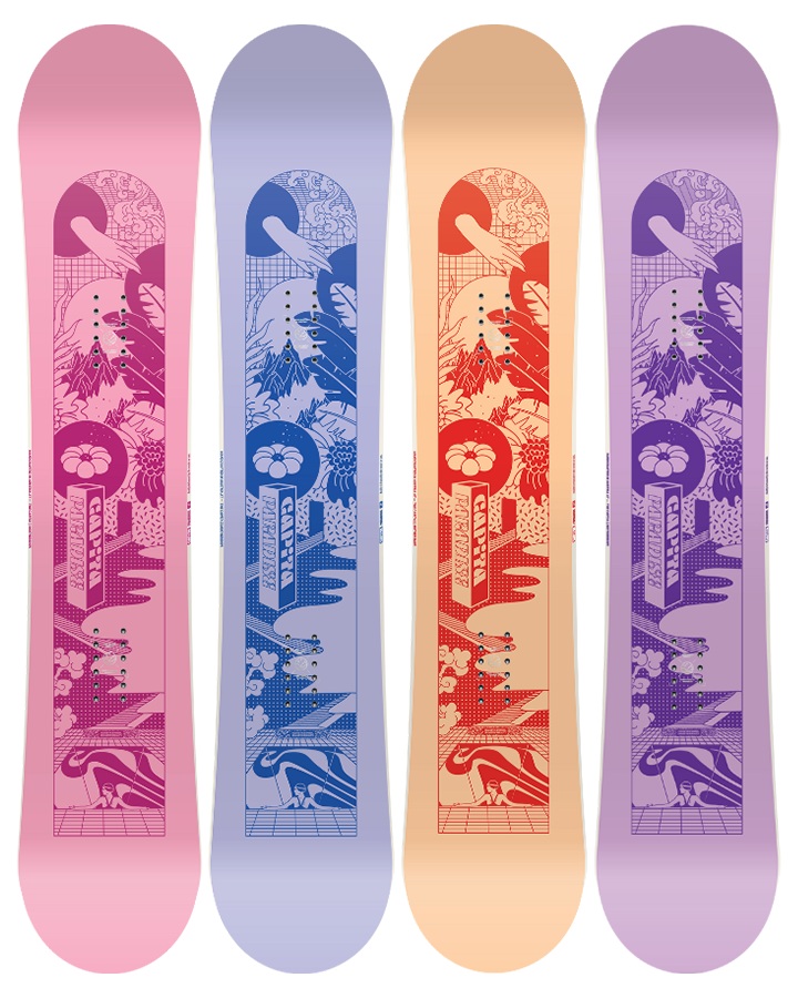 Capita Paradise Womens Snowboard - 2024