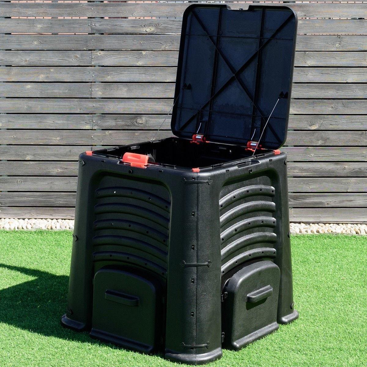 115 Gallon Garden Compost Bin Grass Food Trash Fertilizer Barrel