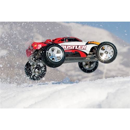 Traxxas Rustler XL-5 RTR RC Truck w/ID Battery & Quick Charger
