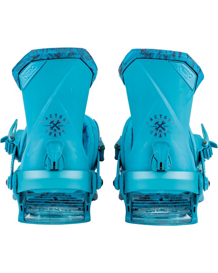 Nitro Team Snowboard Bindings - F.C.S./Blue - 2022 (M)