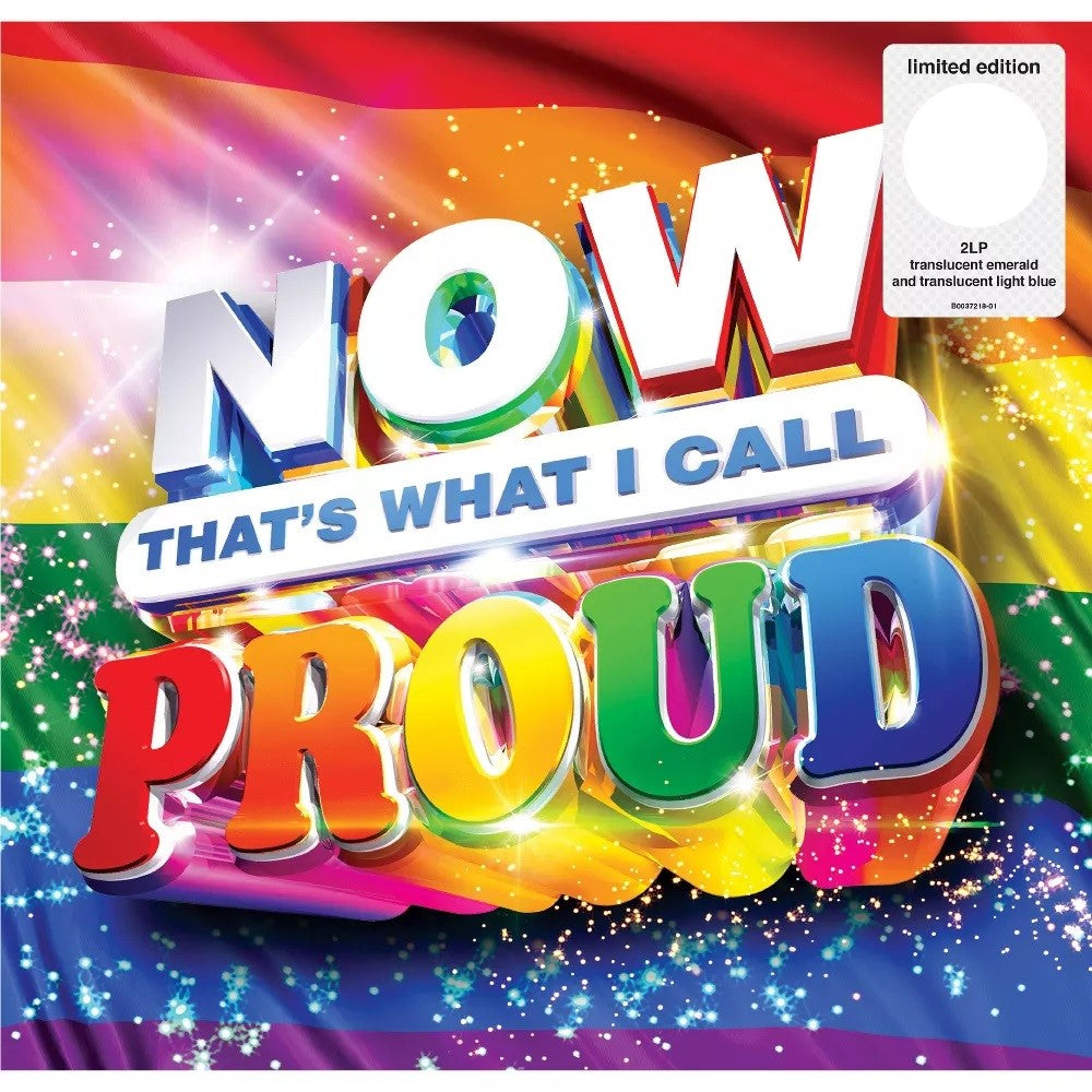 NOW Thats What I Call Music Proud Exclusive Limited Edition Translucent Emerald Light Blue Color Vinyl 2x LP Record