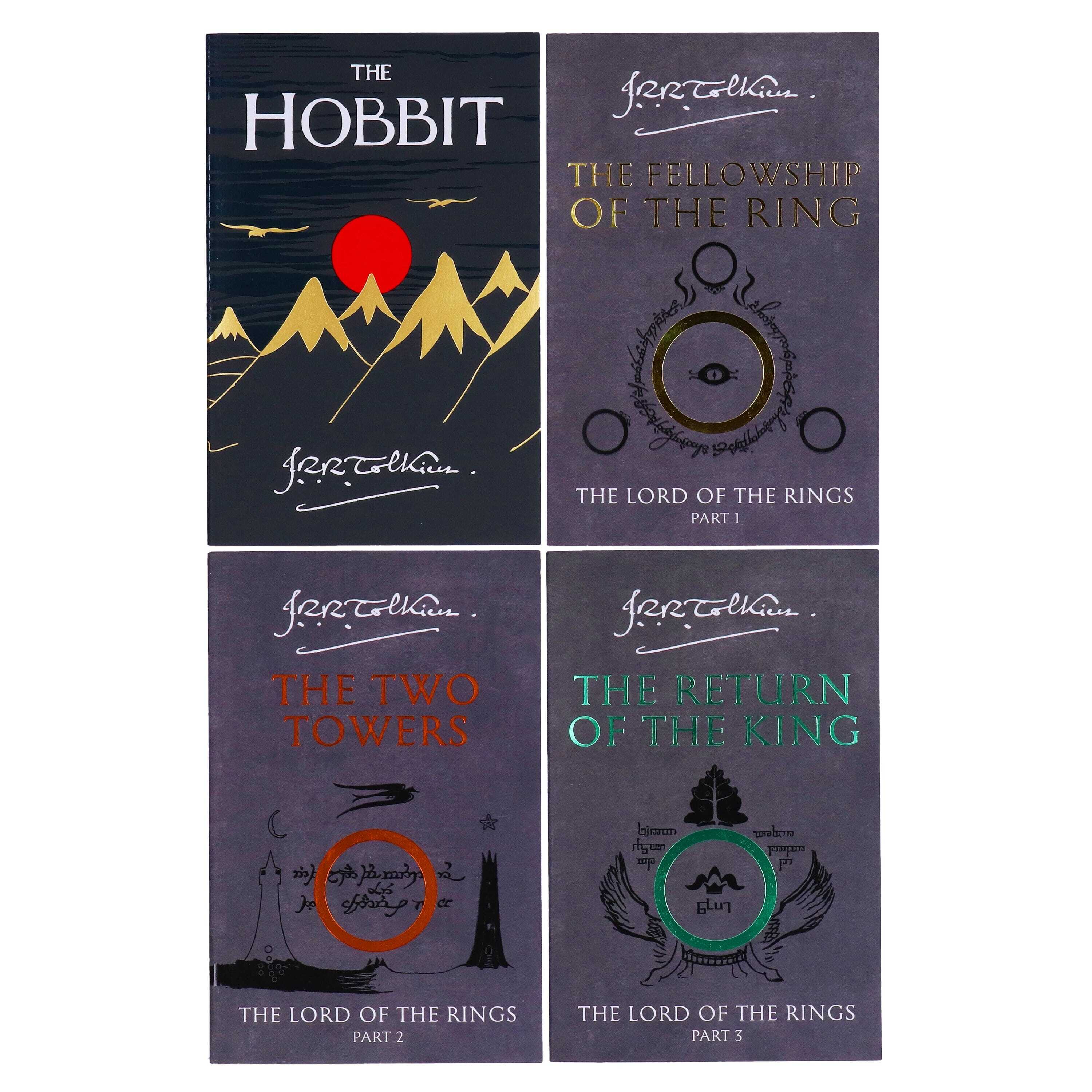 The Hobbit and The Lord of the Rings 4 Books Box Set by J.R.R Tolkien - Age 14-16 - Paperback