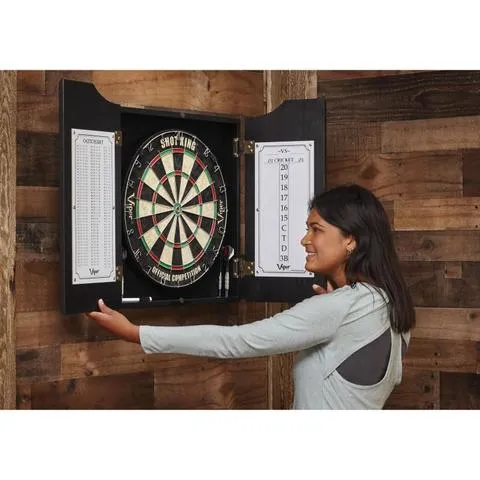 Viper Hudson Dartboard Cabinet Black