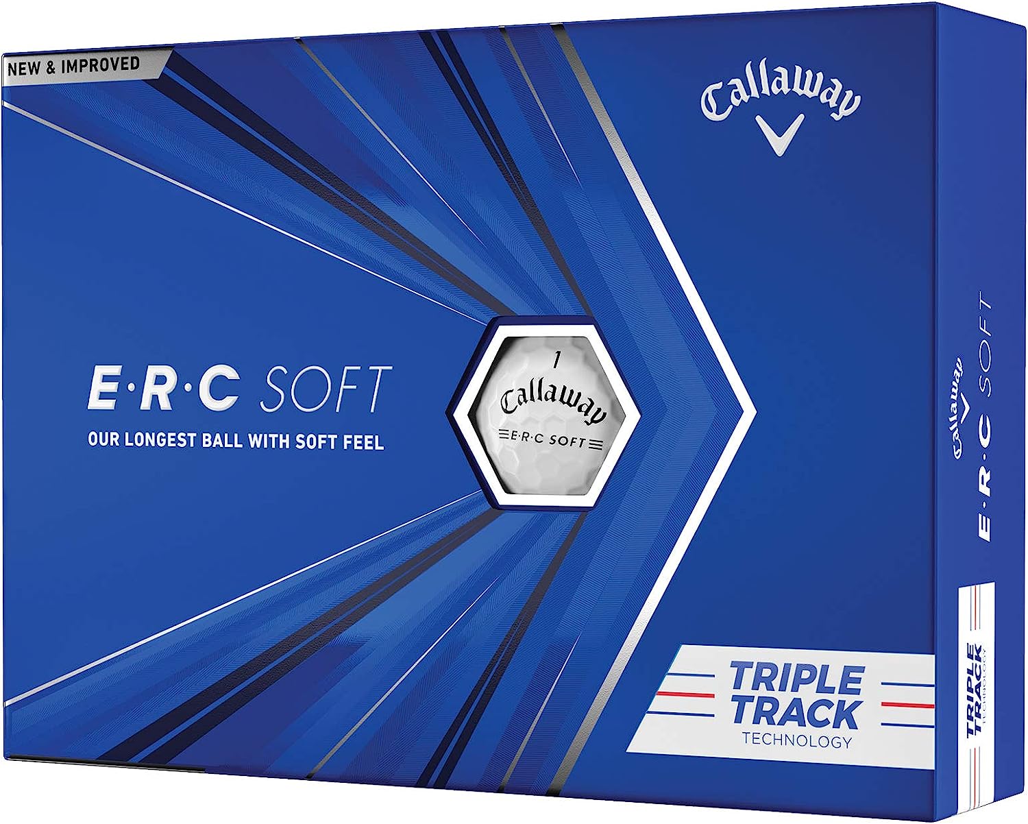 ERC Triple Track Golf Balls 12B PK