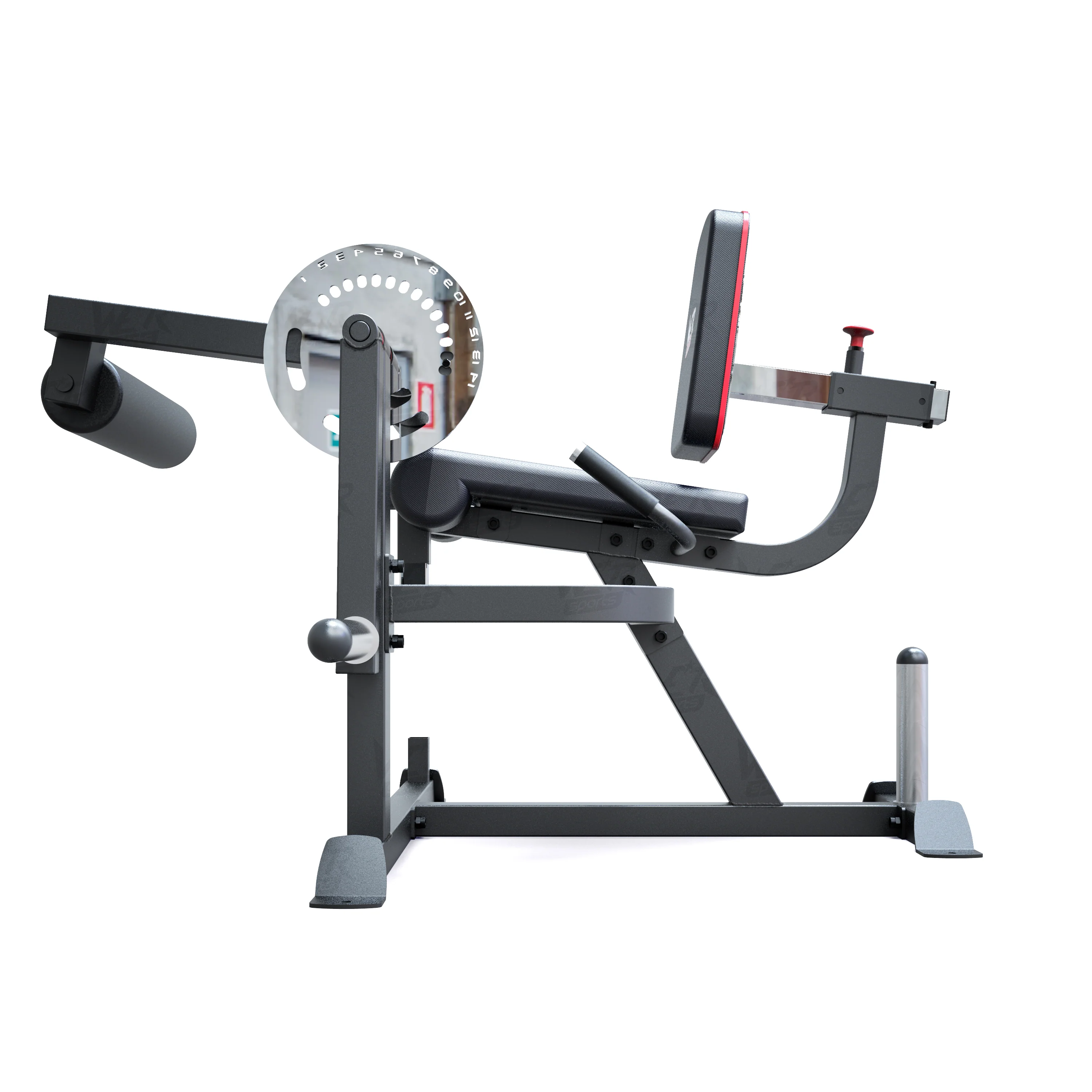 VenomXtreme Commercial Seated Leg Curl Machine