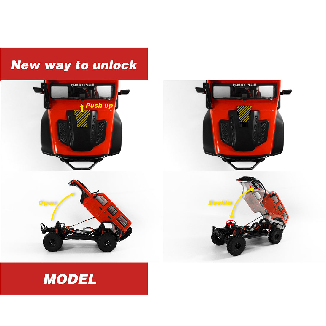 RC Car Hobby Plus CR-18 KRATOS 1/18 Scale Crawler Mini RC Off-road Vehicle