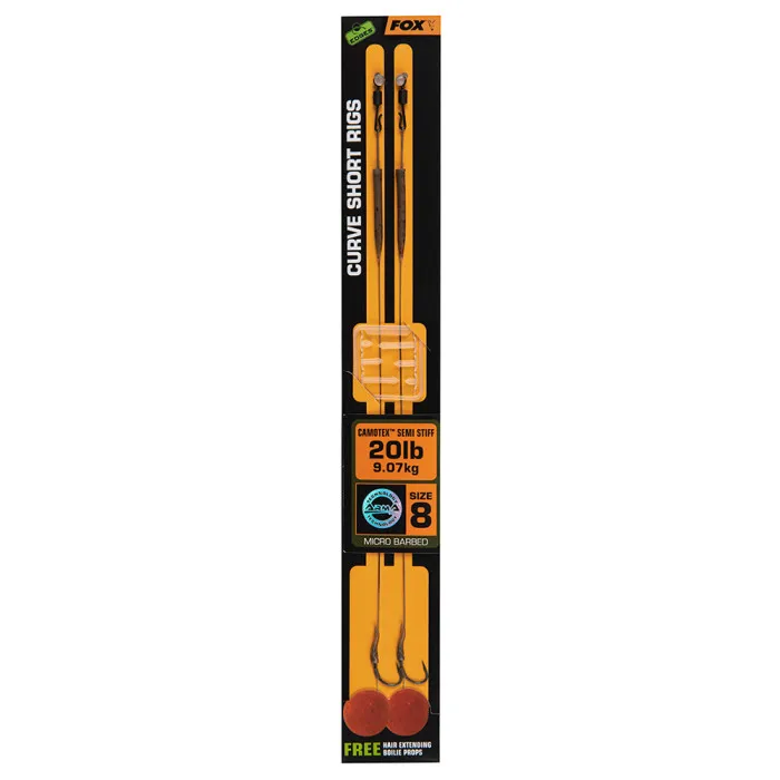 Fox Edges Curve Short Camotex Semi Stiff Rigs