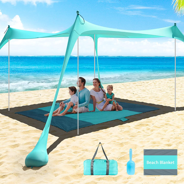 🔥Hot Sale Now🔥Large Beach Tent Sunshade UPF50+