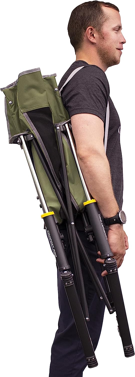 Outdoor Freestyle Rocker Portable Rocking Chair & Outdoor Camping Chair, ergonomic Nylon, Indigo Blue