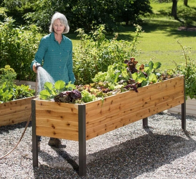 🎍Heavy Duty Standing Garden Planters for Outdoor❤️(2' x 8' )