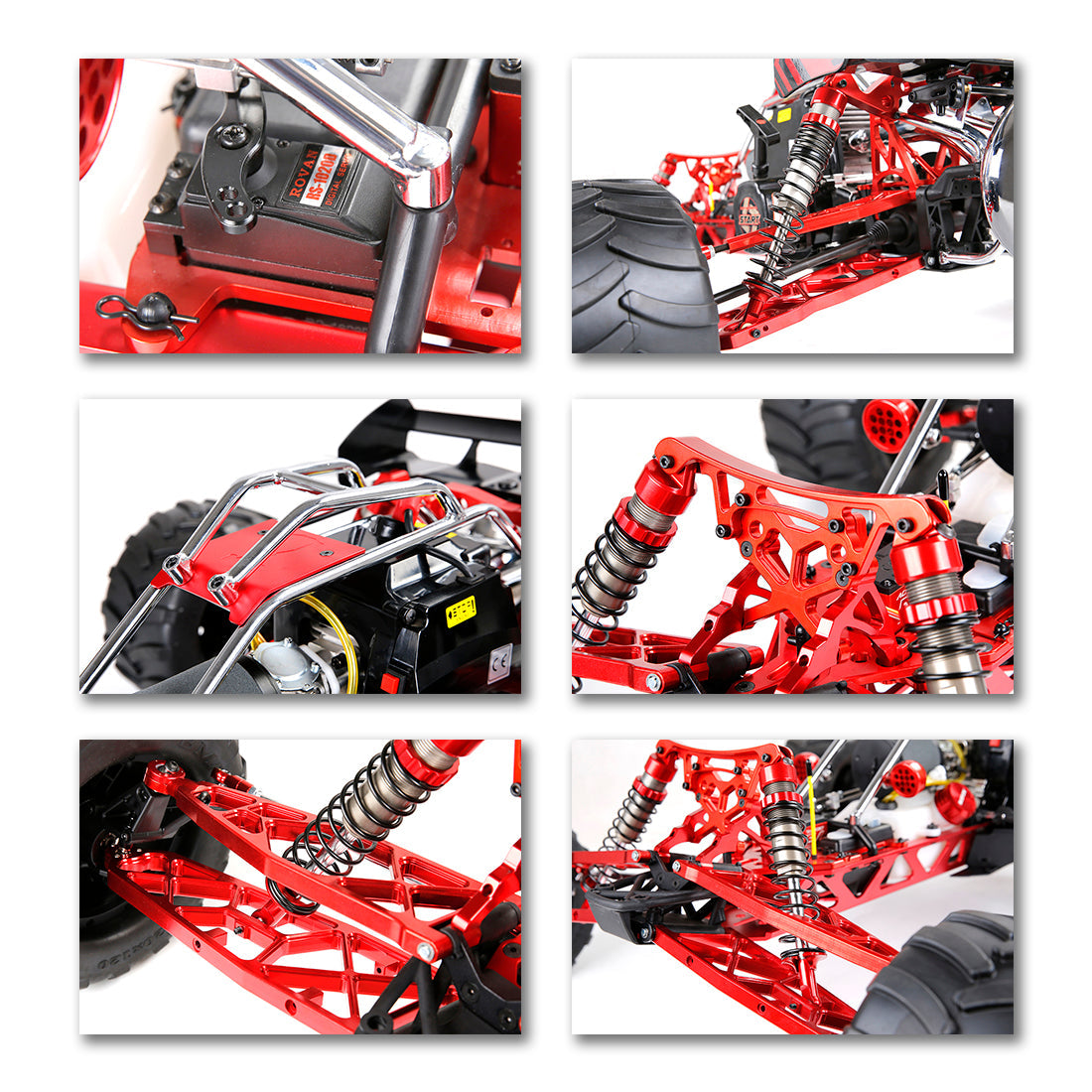 ROFUN BAHA710MAX 1/5 2WD 2.4G RC Gasoline Off-road Car Model (RTR Version)