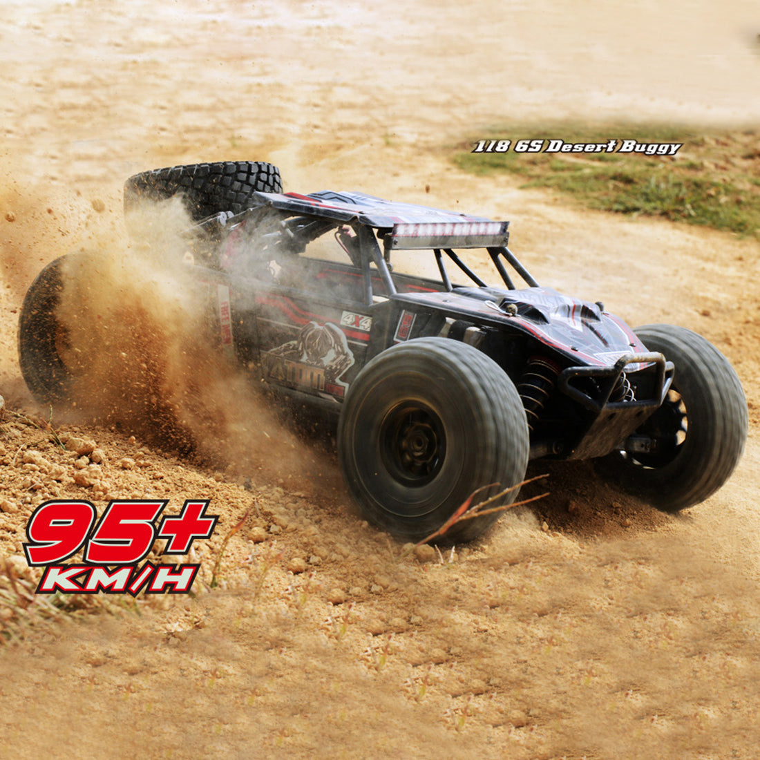 FS Racing 33675P 1/ 8 2.4G 4WD 95+KM/H Brushless RC Car Desert Buggy High Speed Off-road Vehicle