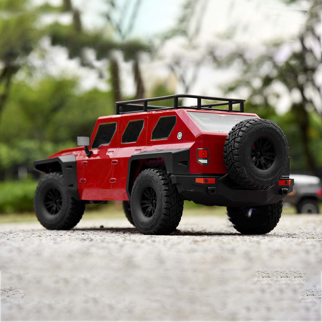 JLB Racing 1/8 4WD RC Crawler Brushed Waterproof Remote Control Car Vehicle with Portal Axle - RTR