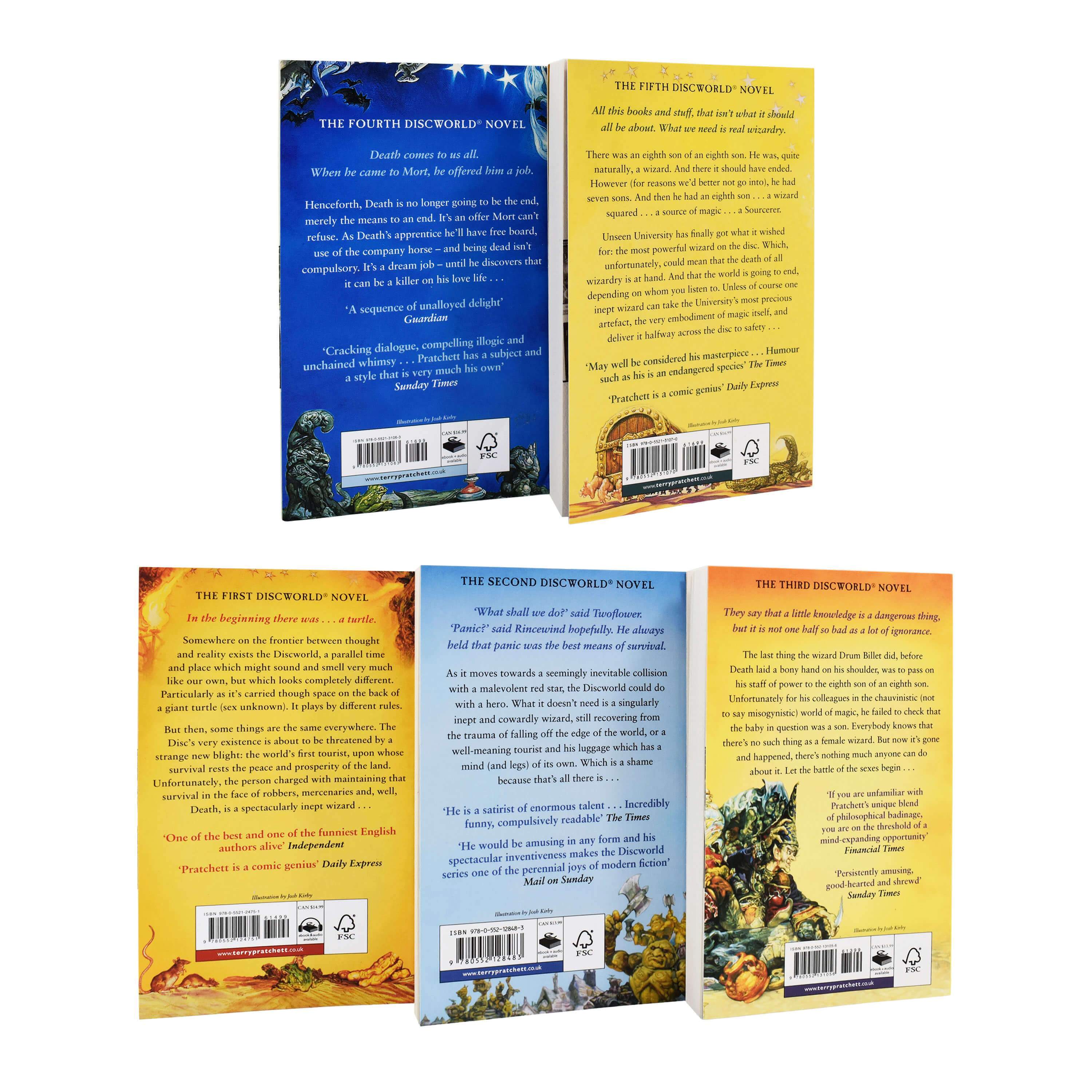 Terry Pratchett's Discworld: Books 1-5 Collection Set - Fiction - Paperback