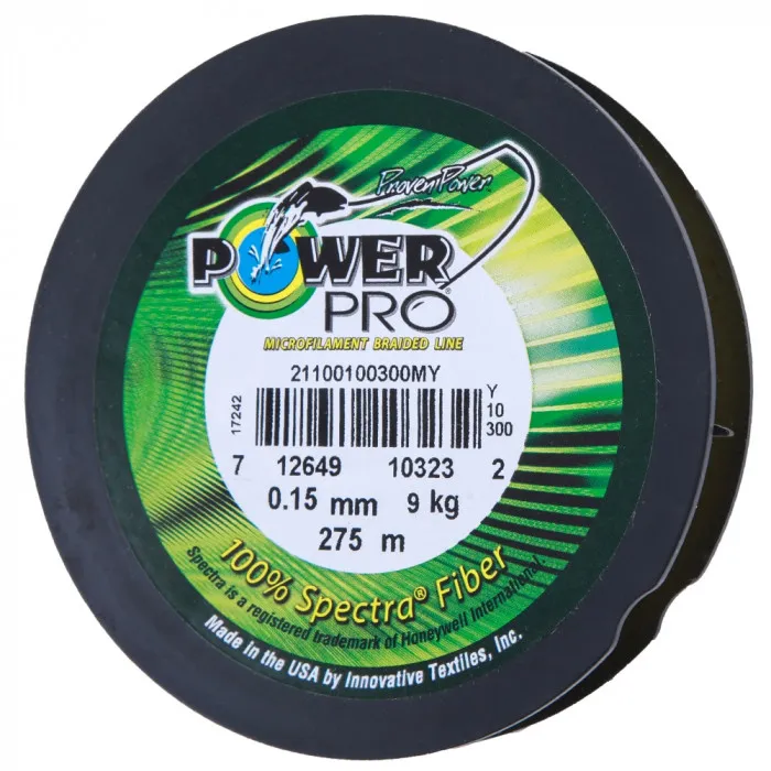 PowerPro Yellow Braided Mainline