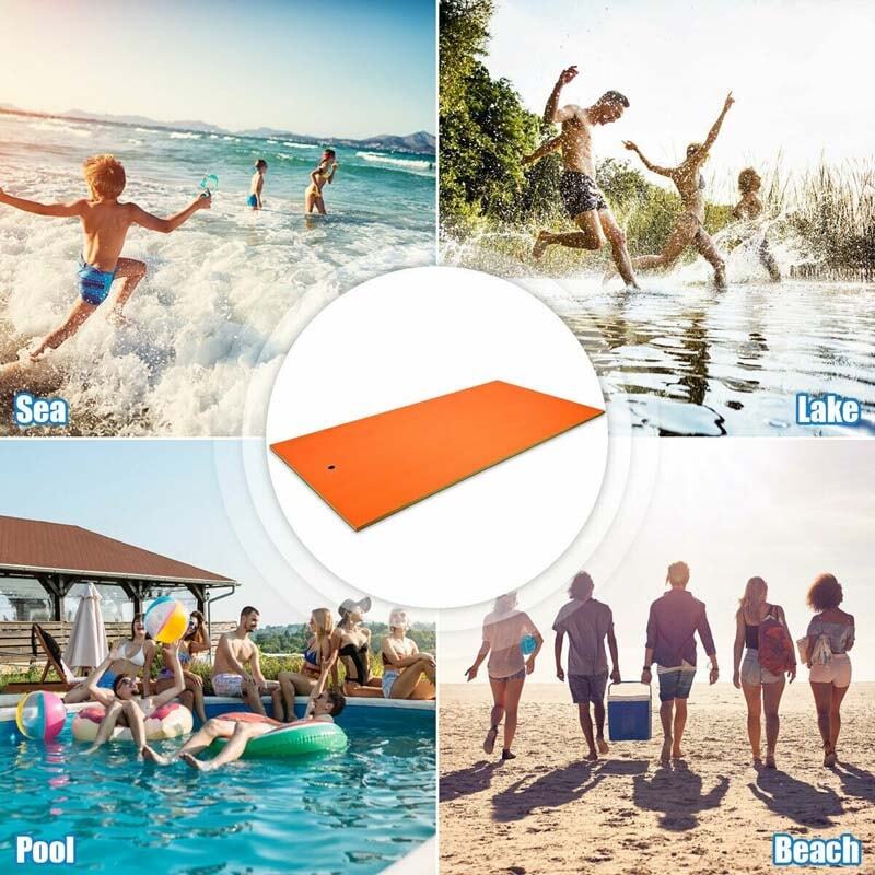 12' x 6' 3 Layer Tear-Resistant XPE Foam Floating Water Pad