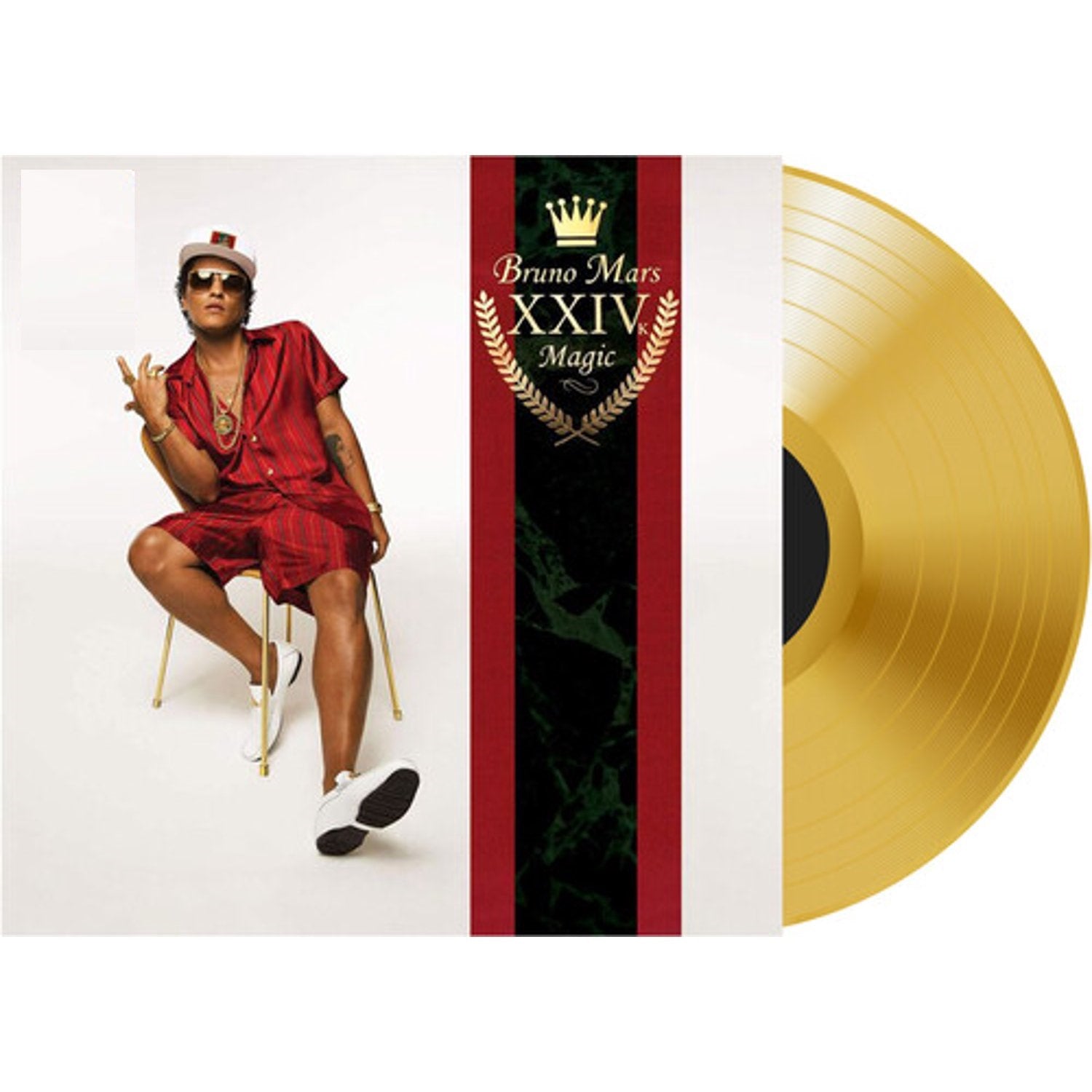 Bruno Mars - 24k Gold Exclusive Limited Gold Color Vinyl LP Record