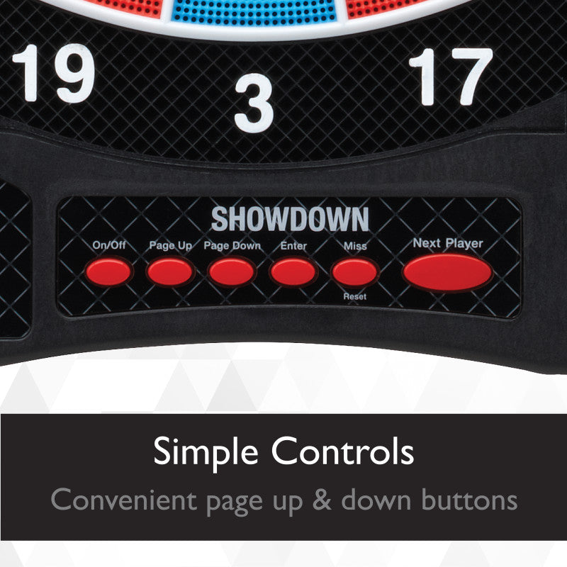 Viper Showdown Electronic Dartboard, 15.5