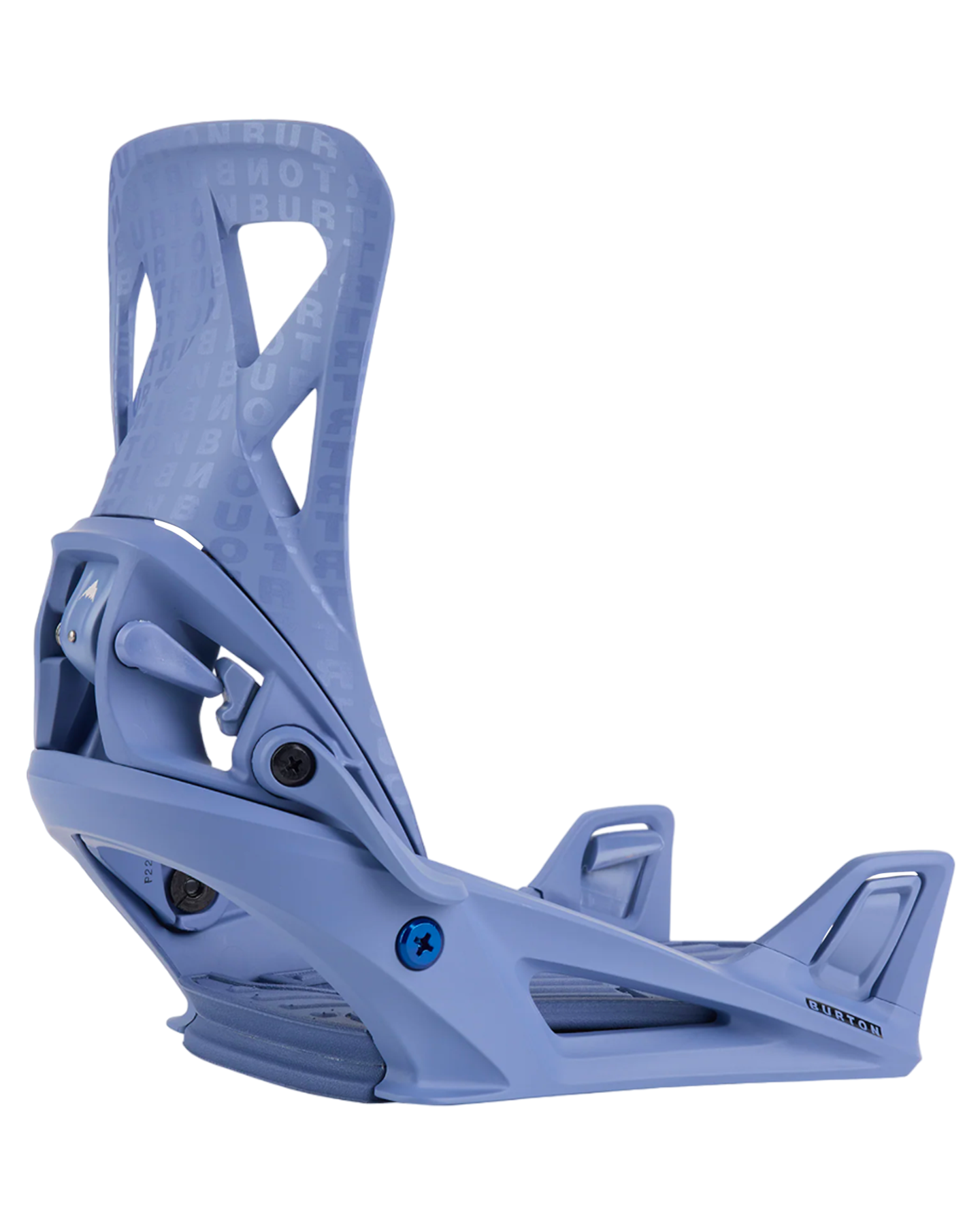 Burton Men's Step On® Re:Flex Snowboard Bindings - Slate Blue / Logo - 2024